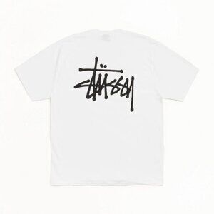 STUSSY Men's Basic Stüssy Tee Size M In White
